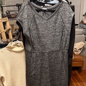 T by Talbots Gray and Black Women's Dress size xl euc